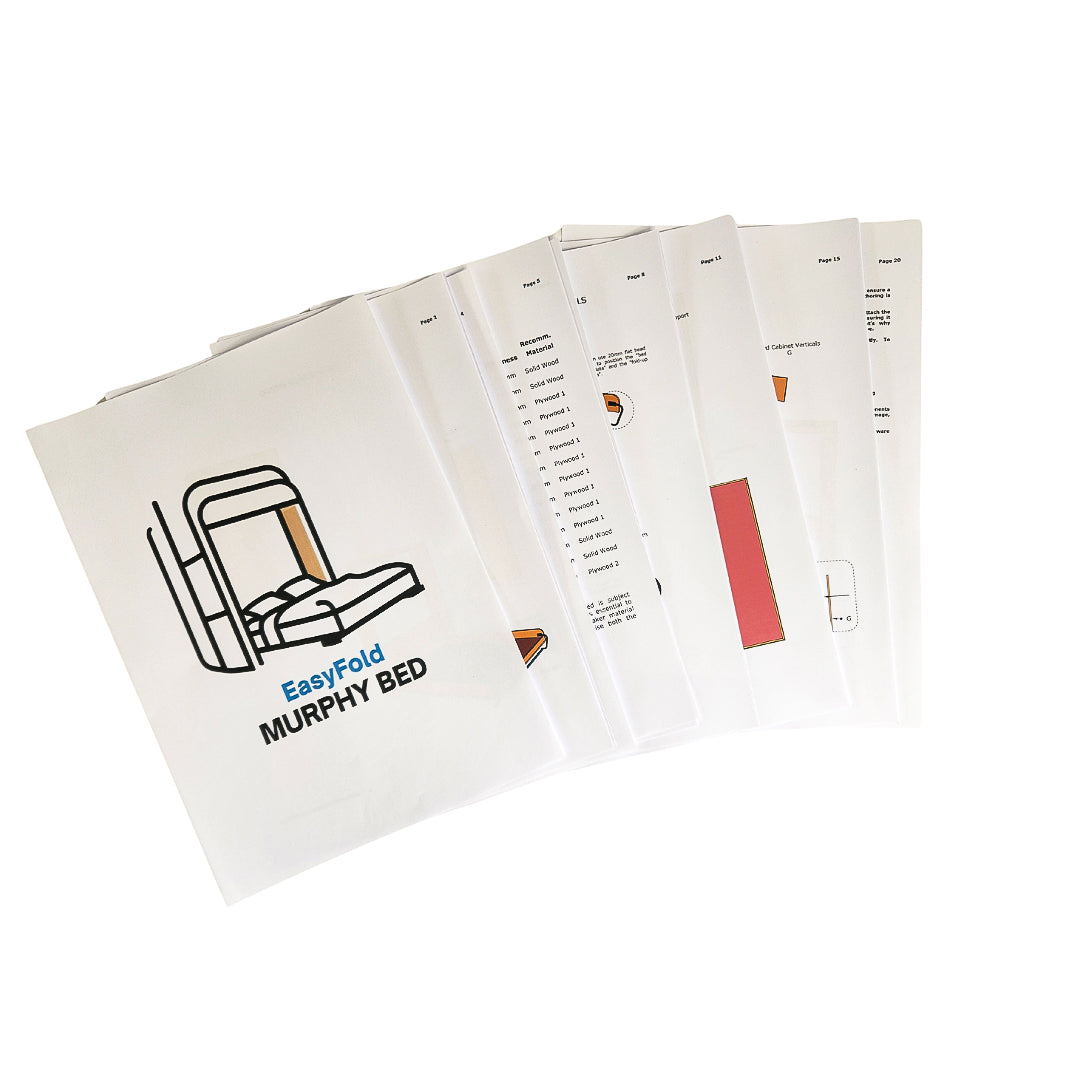 Vertical Murphy Bed - Long Single size